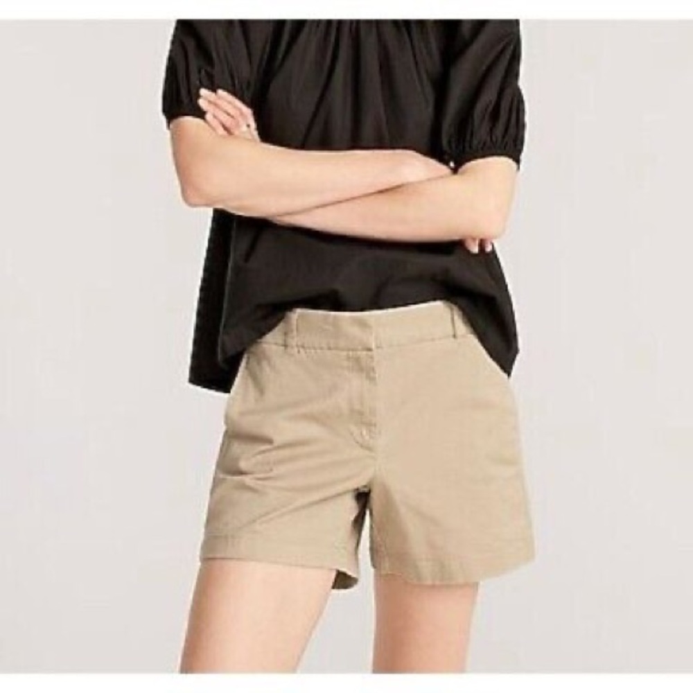 J.crew 4inch chino khaki shorts /12/